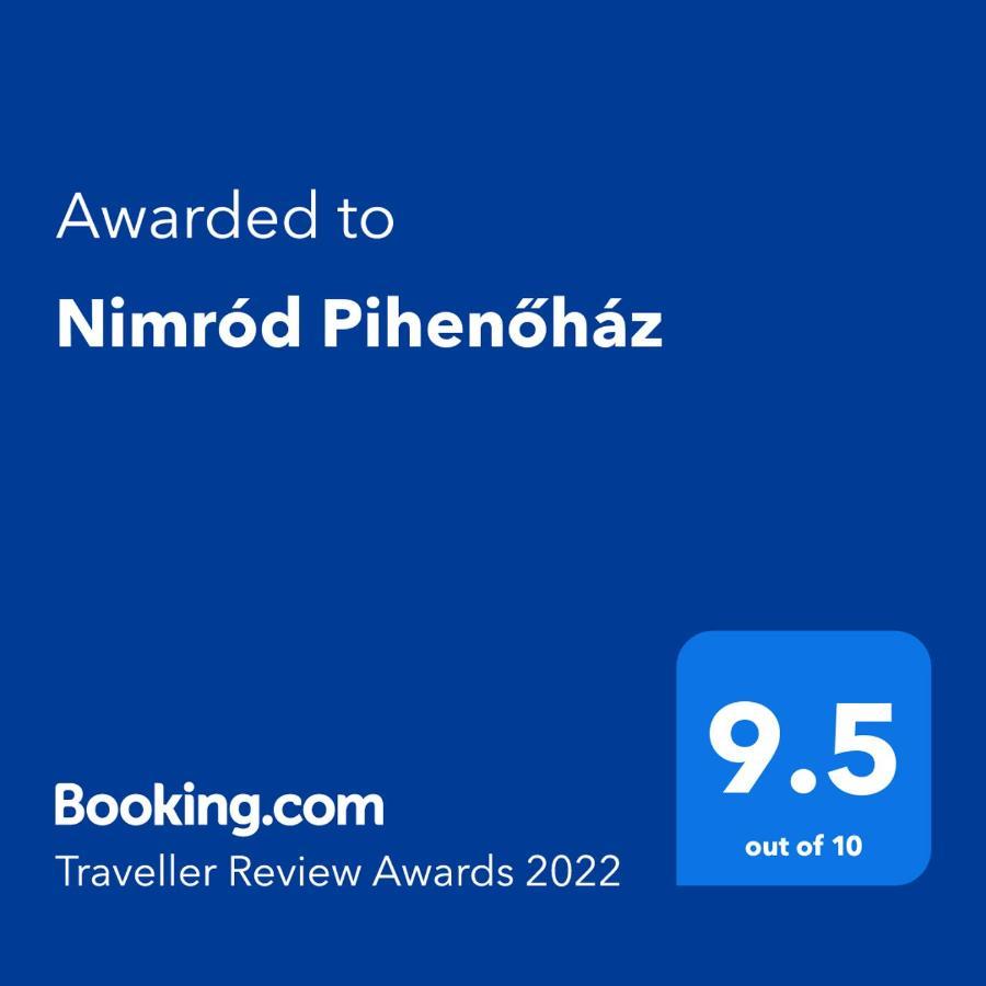 Nimrod Pihenohaz Hotel Egerszalók Eksteriør billede